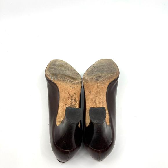 Bally Brown Leather Pumps Women's 6 US - Picture 8 of 9